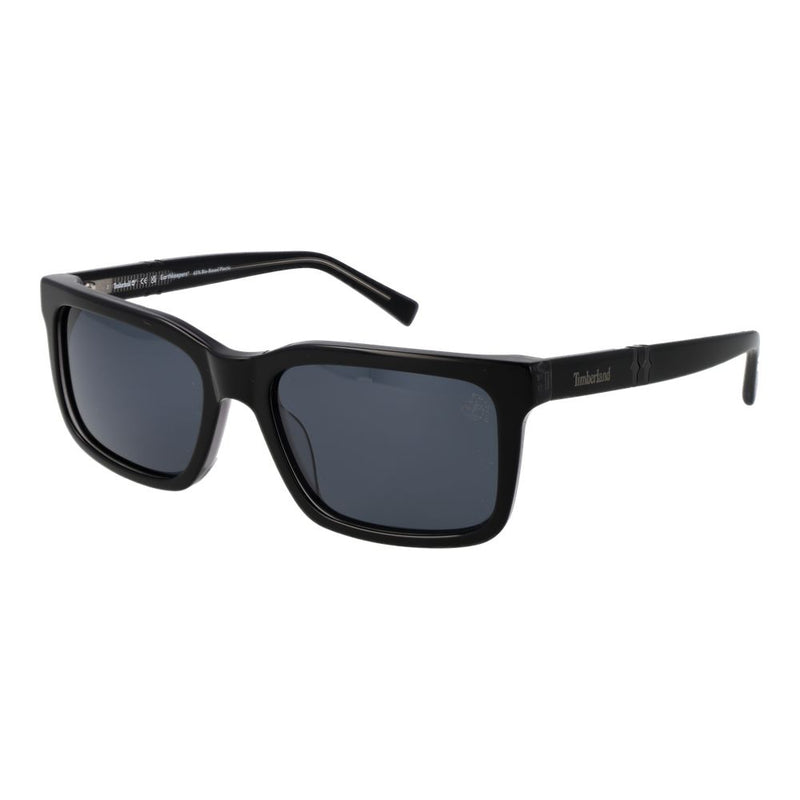 Timberland Black Plastic Sunglasses for Men
