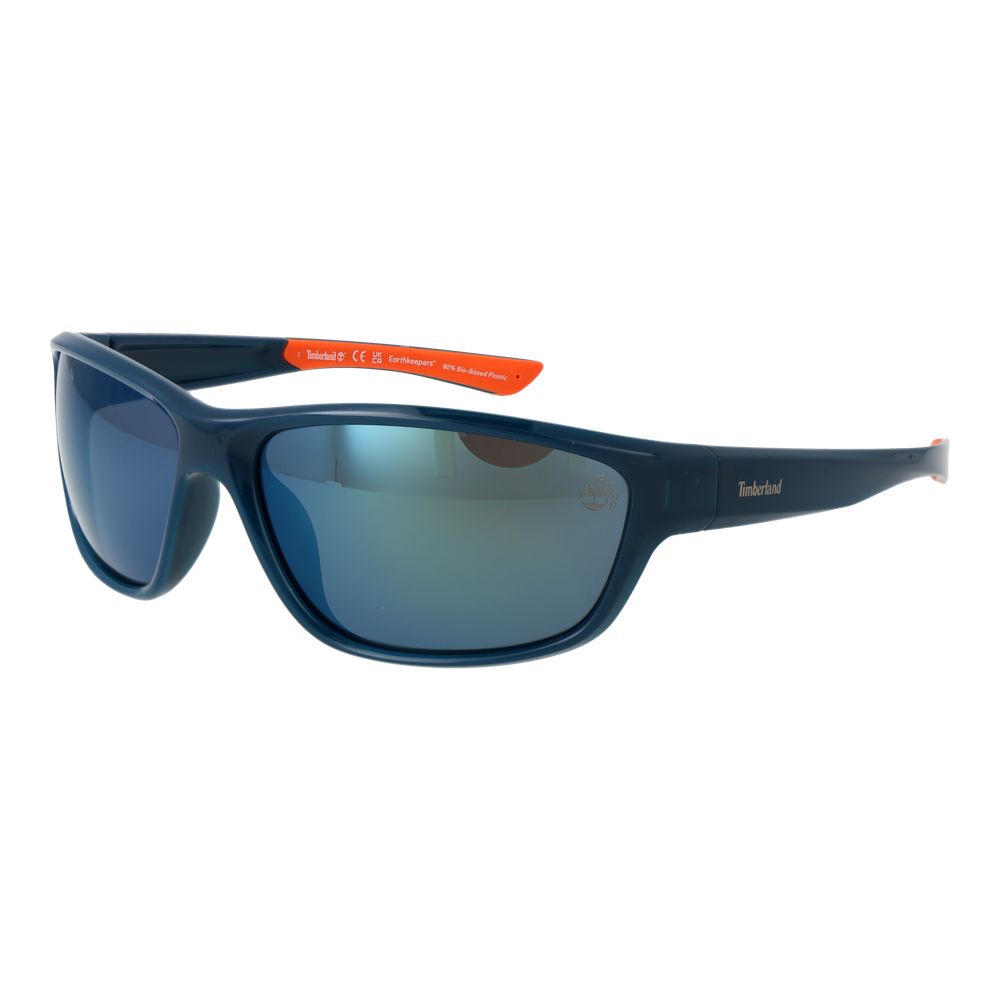 Lunettes de soleil en plastique bleu Timberland