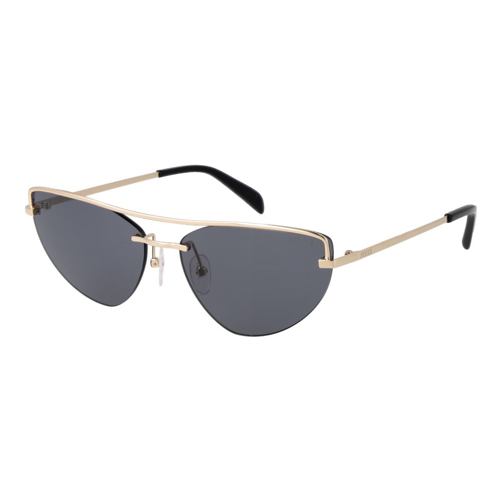 Lunettes de soleil Emilio Pucci en métal doré