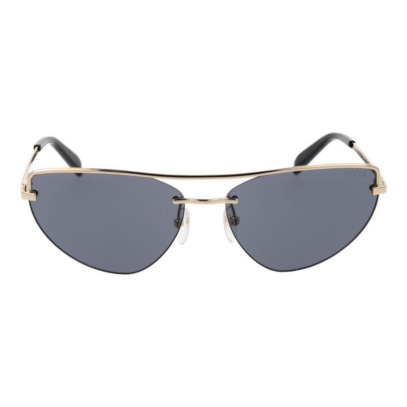 Lunettes de soleil Emilio Pucci en métal doré