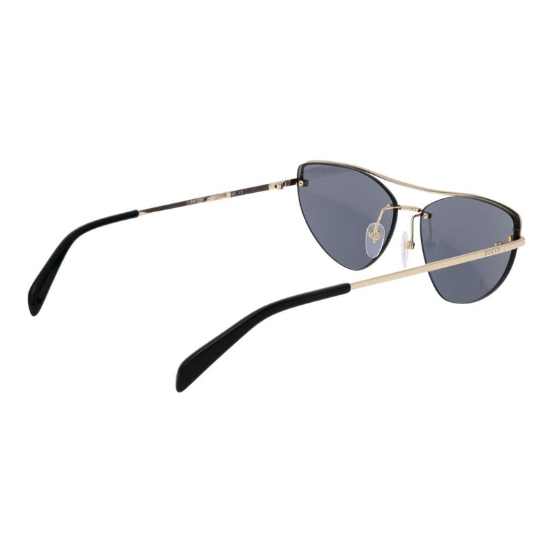 Lunettes de soleil Emilio Pucci en métal doré