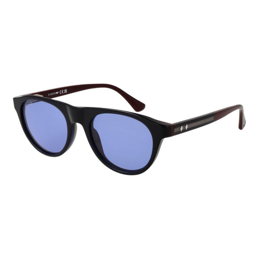 Web Blue Plastic Sunglasses for Men