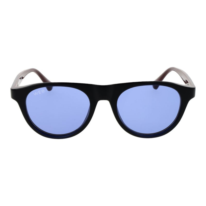 Web Blue Plastic Sunglasses for Men