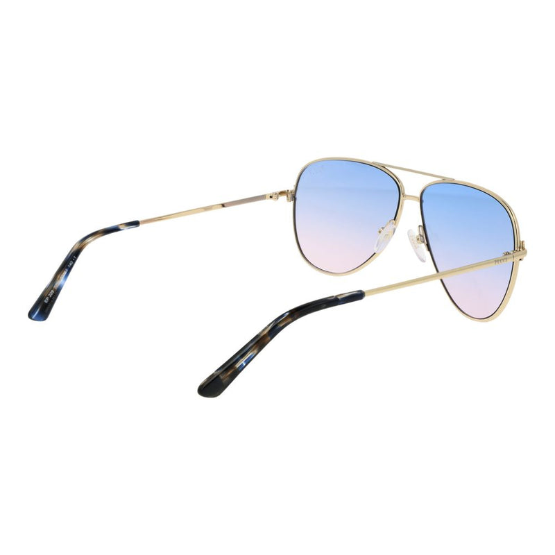 Emilio Pucci Gold Metal Aviator Sunglasses for Women