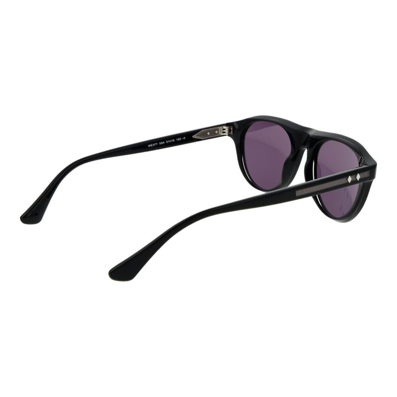 Lunettes de soleil en plastique noir Web
