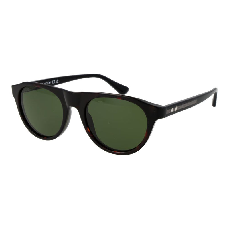 Web Brown Plastic Sunglasses for Men