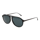 Web Black Titanium Aviator Sunglasses for Men