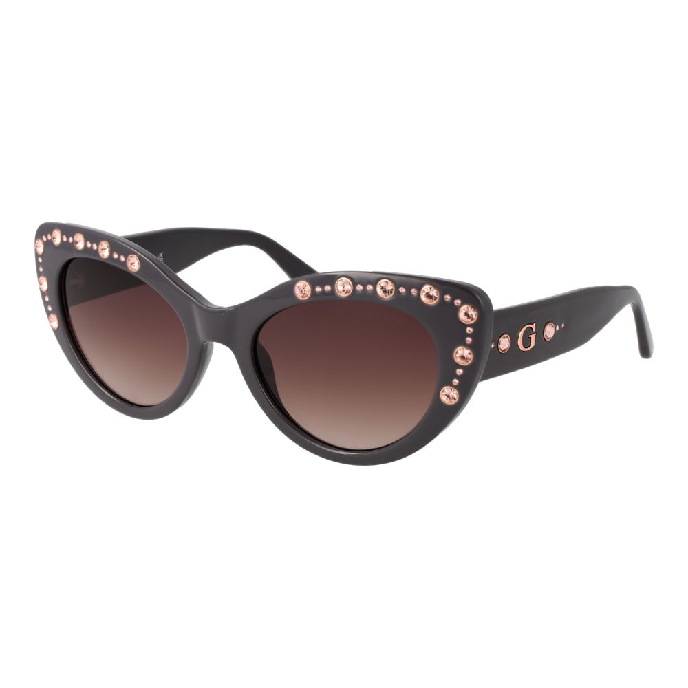 Lunettes de soleil en plastique gris Guess