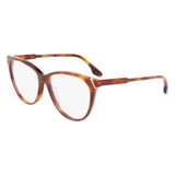 Victoria Beckham Brown Cat Eye Plastic Glasses (Frames)