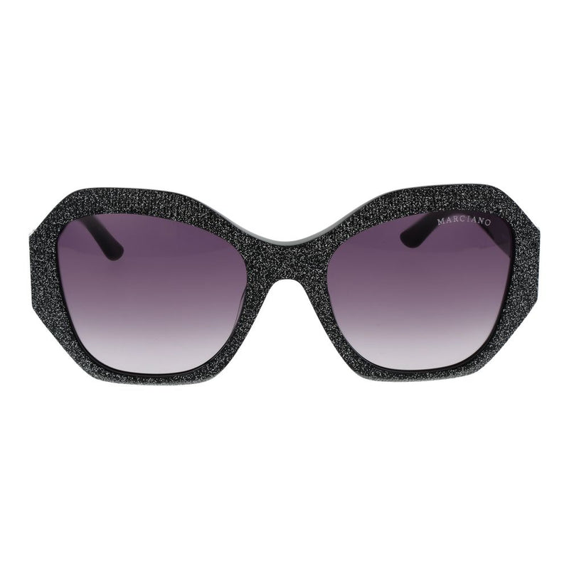 Marciano by Guess Black Plastic Butterfly Sunglasses