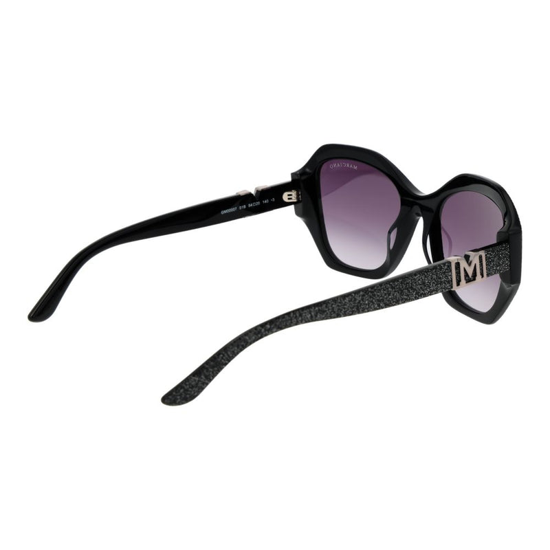 Marciano by Guess Black Plastic Butterfly Sunglasses