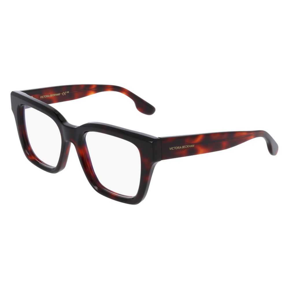 Victoria Beckham Brown Plastic Square Glasses (Frames)
