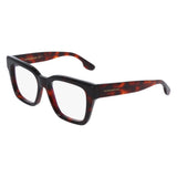 Victoria Beckham Brown Plastic Square Glasses (Frames)