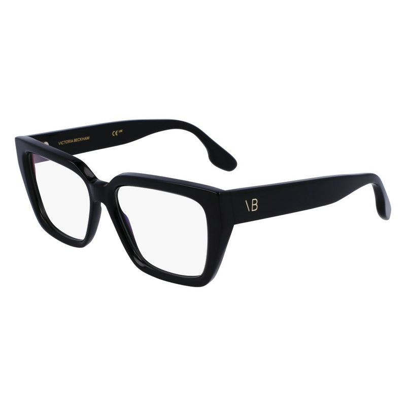 Victoria Beckham Black Plastic Square Glasses (Frames)
