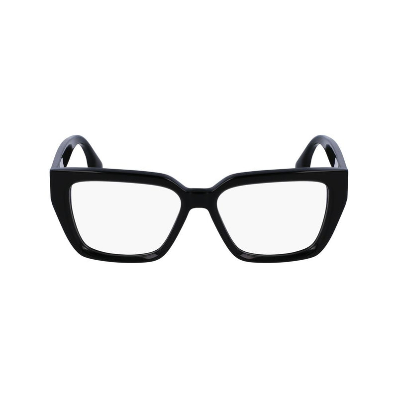 Victoria Beckham Black Plastic Square Glasses (Frames)