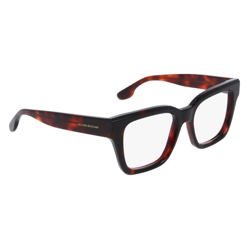 Victoria Beckham Brown Plastic Square Glasses (Frames)