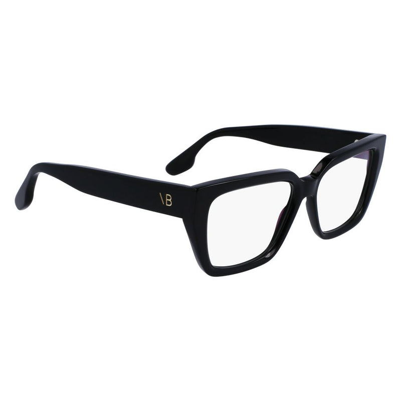 Victoria Beckham Black Plastic Square Glasses (Frames)