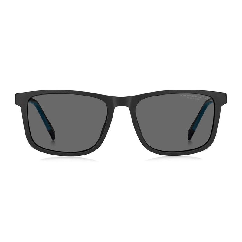 Tommy Hilfiger Black Polyamide Square Glasses (Frames)