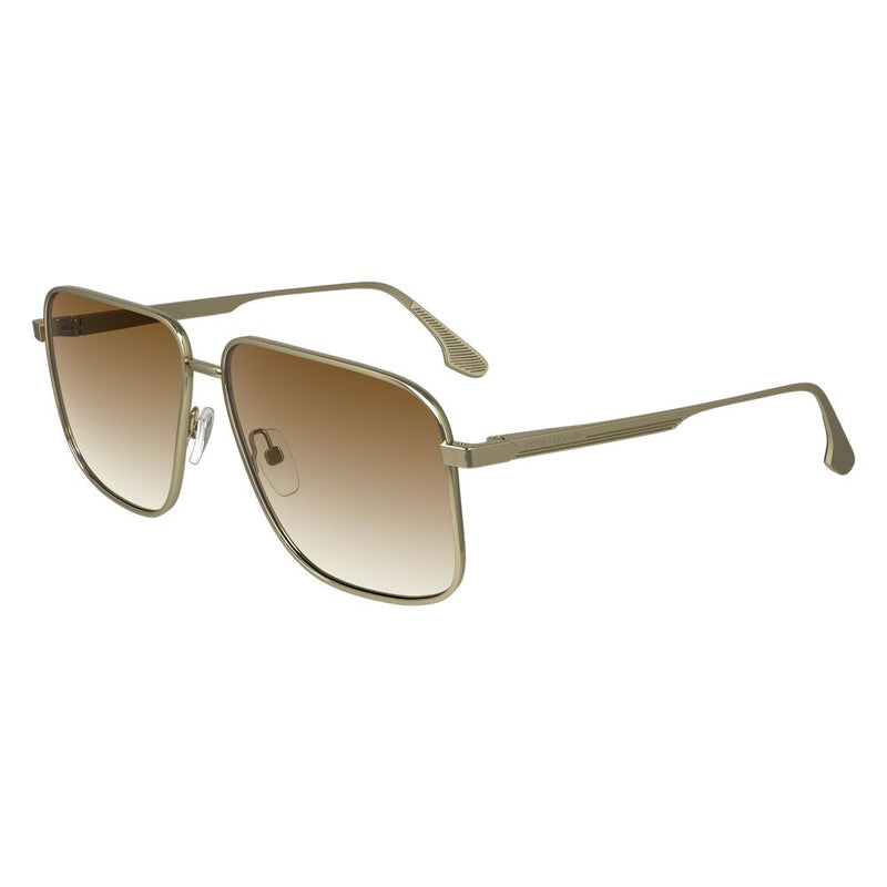 Lunettes de soleil en métal doré Victoria Beckham