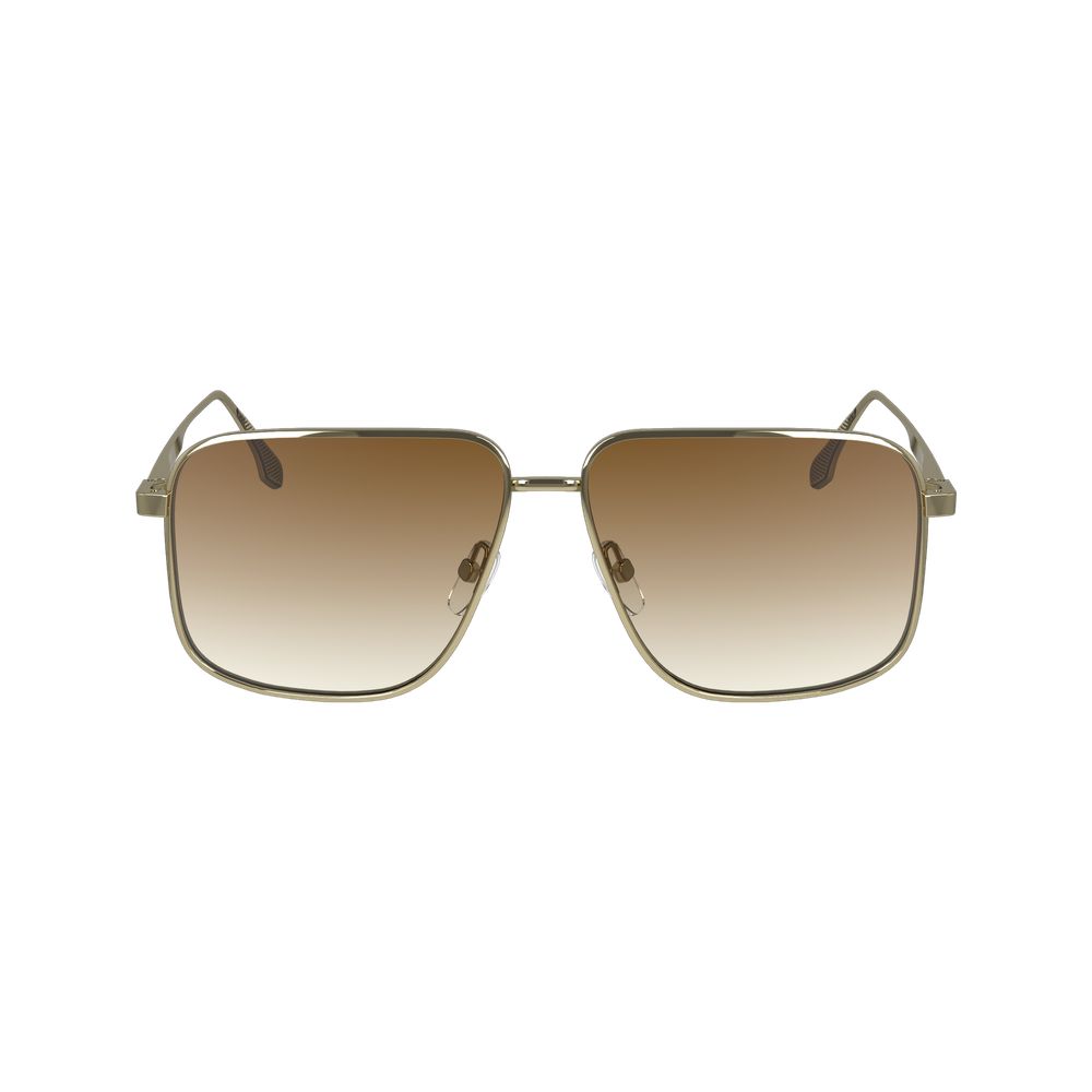 Lunettes de soleil en métal doré Victoria Beckham