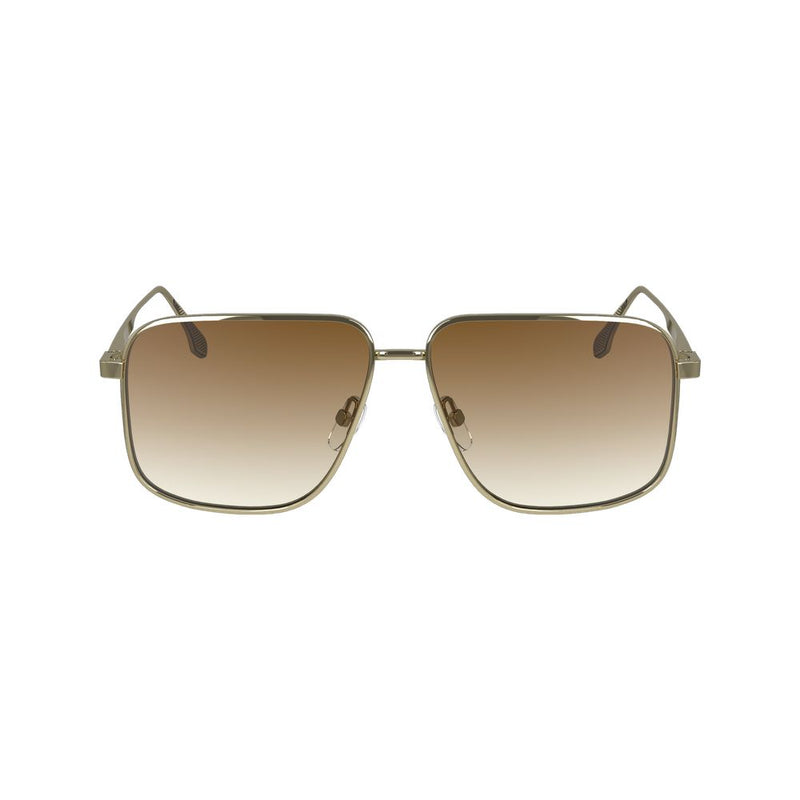 Lunettes de soleil en métal doré Victoria Beckham