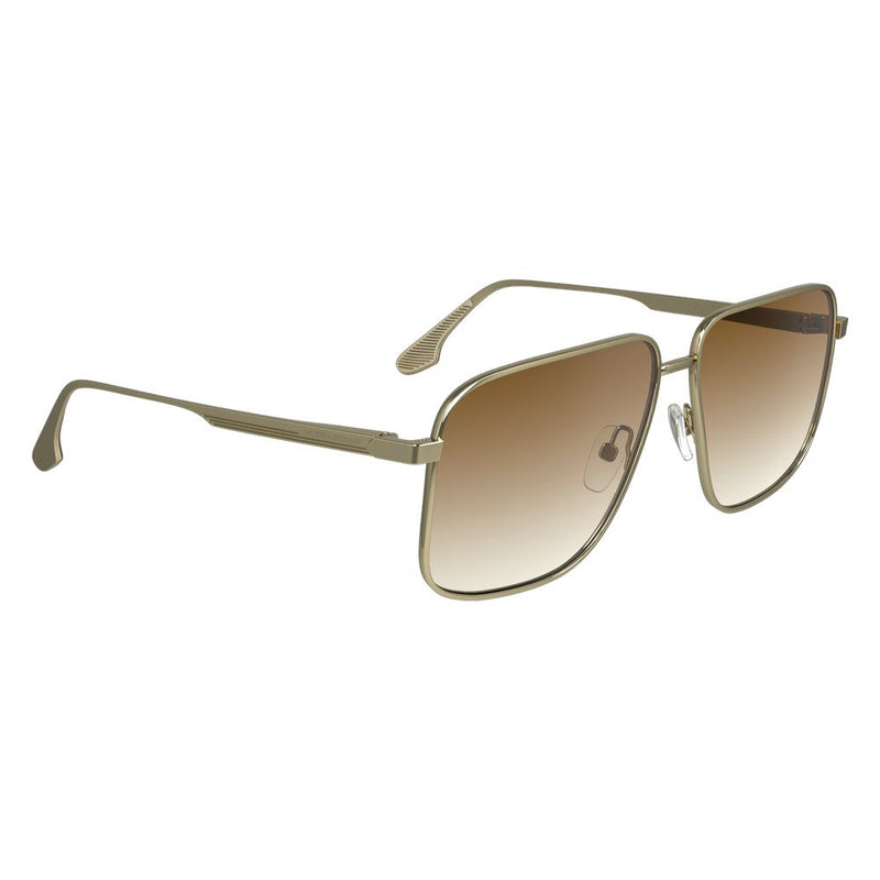 Lunettes de soleil en métal doré Victoria Beckham