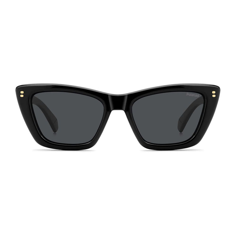 Polaroid Black Polycarbonate Cat Eye Sunglasses for Women