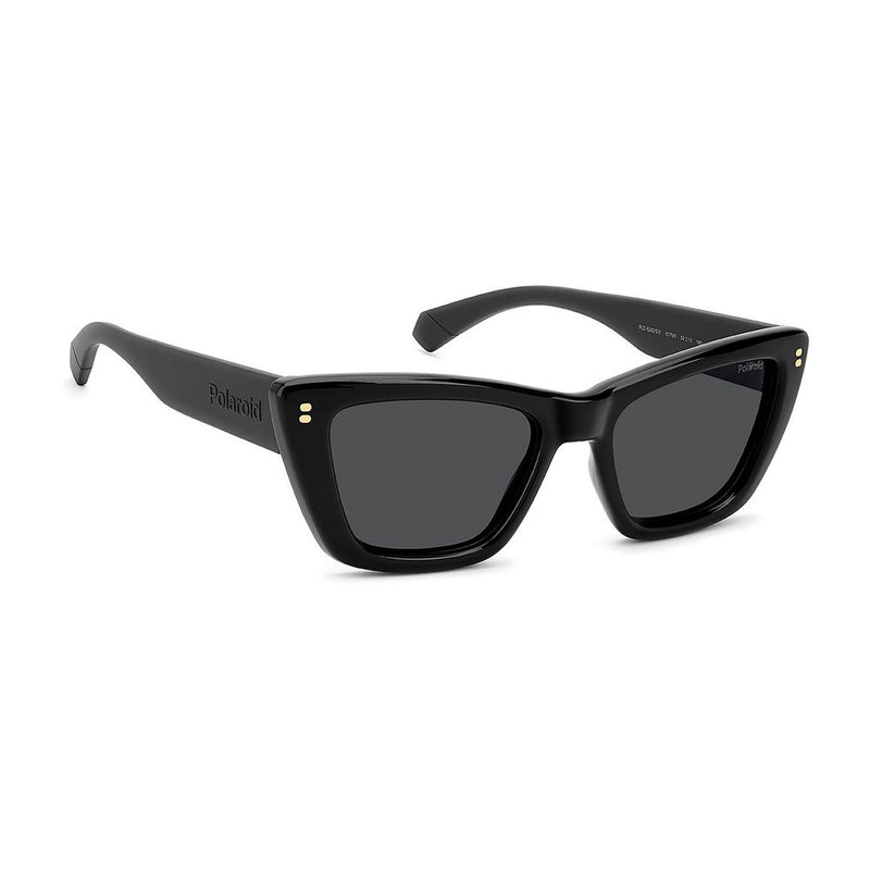 Polaroid Black Polycarbonate Cat Eye Sunglasses for Women