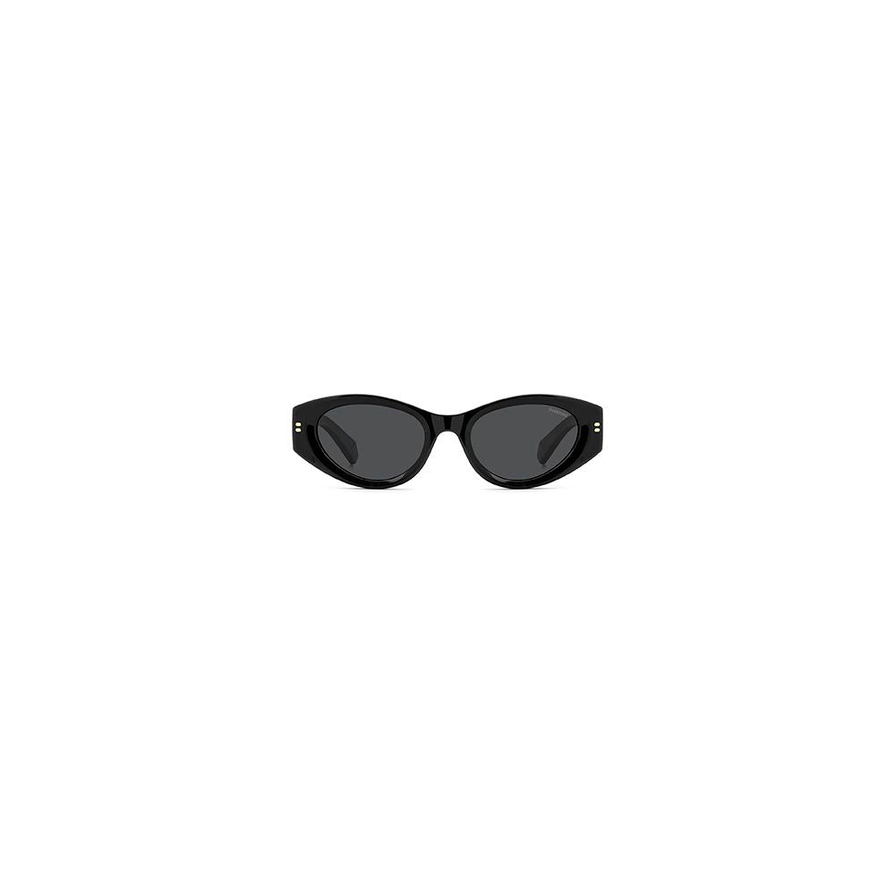 Lunettes de soleil Polaroid en acétate noir