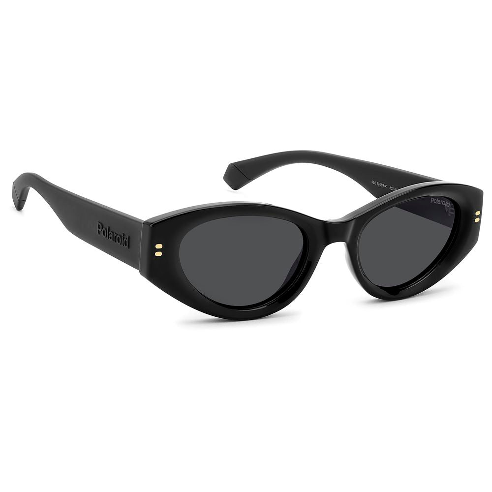 Lunettes de soleil Polaroid en acétate noir
