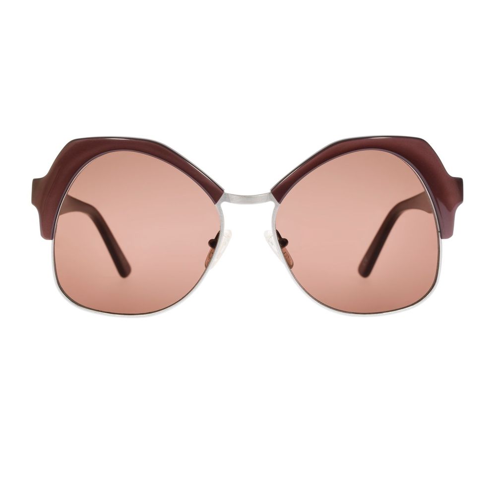 Lunettes de soleil en métal marron Andy Wolf