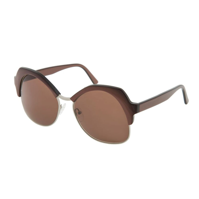 Lunettes de soleil en métal marron Andy Wolf