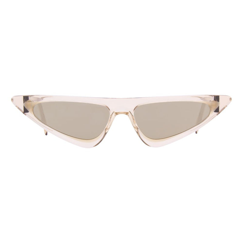 Andy Wolf Beige Acetate Cat Eye Sunglasses