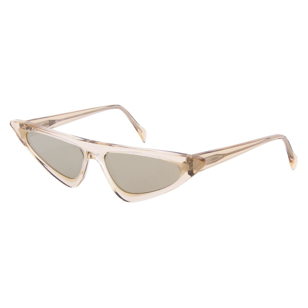 Andy Wolf Beige Acetate Cat Eye Sunglasses