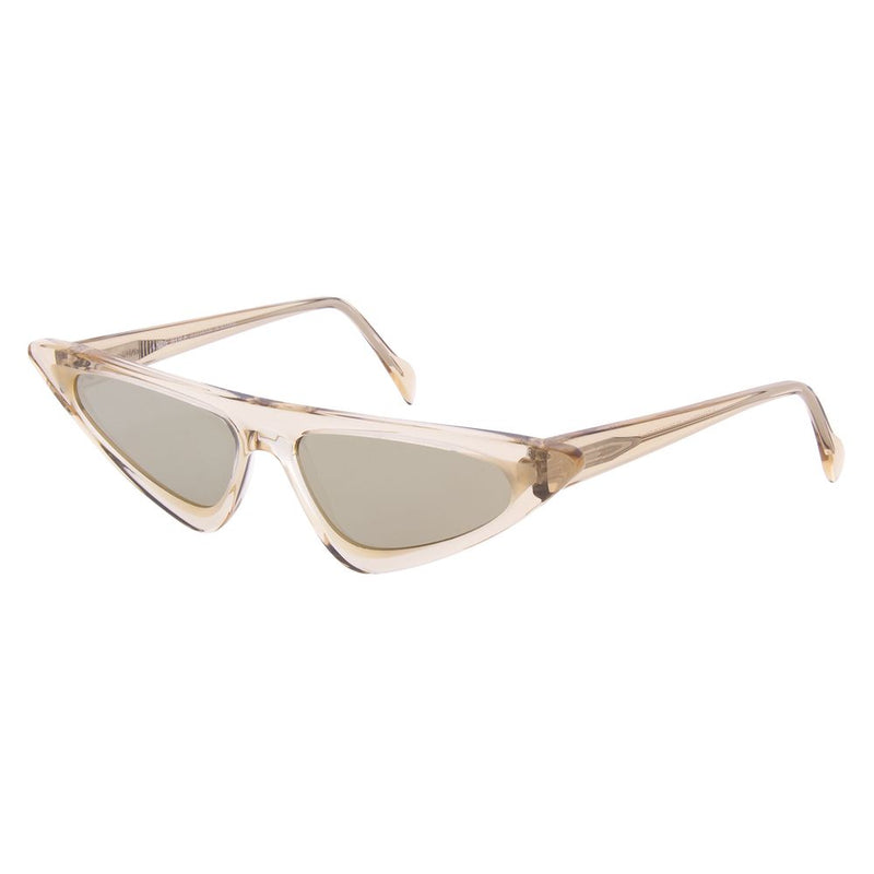Andy Wolf Beige Acetate Cat Eye Sunglasses