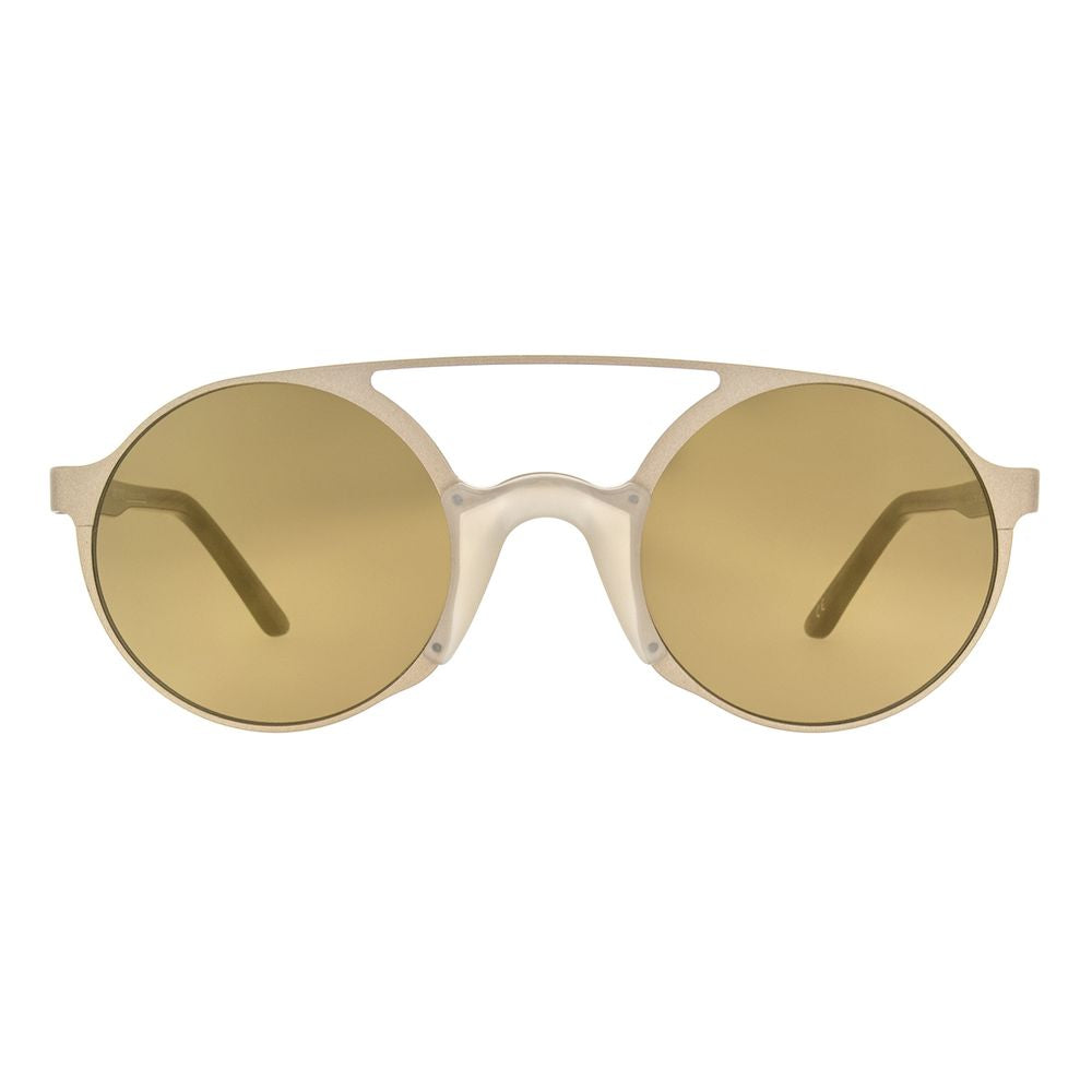 Lunettes de Soleil Andy Wolf en Métal Doré