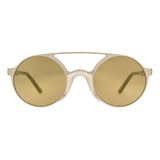 Lunettes de Soleil Andy Wolf en Métal Doré