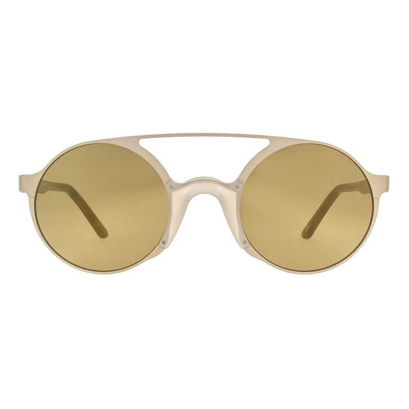 Lunettes de Soleil Andy Wolf en Métal Doré
