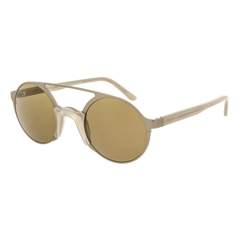 Lunettes de Soleil Andy Wolf en Métal Doré