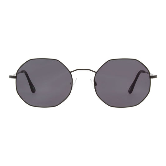 Lunettes de soleil en métal noir Andy Wolf