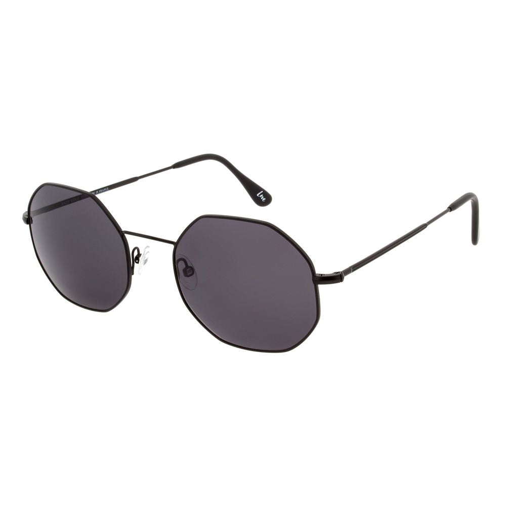Lunettes de soleil en métal noir Andy Wolf