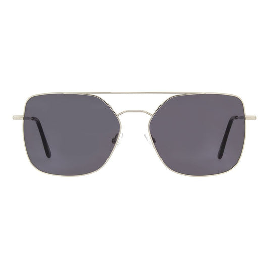 Lunettes de soleil en métal argenté Andy Wolf