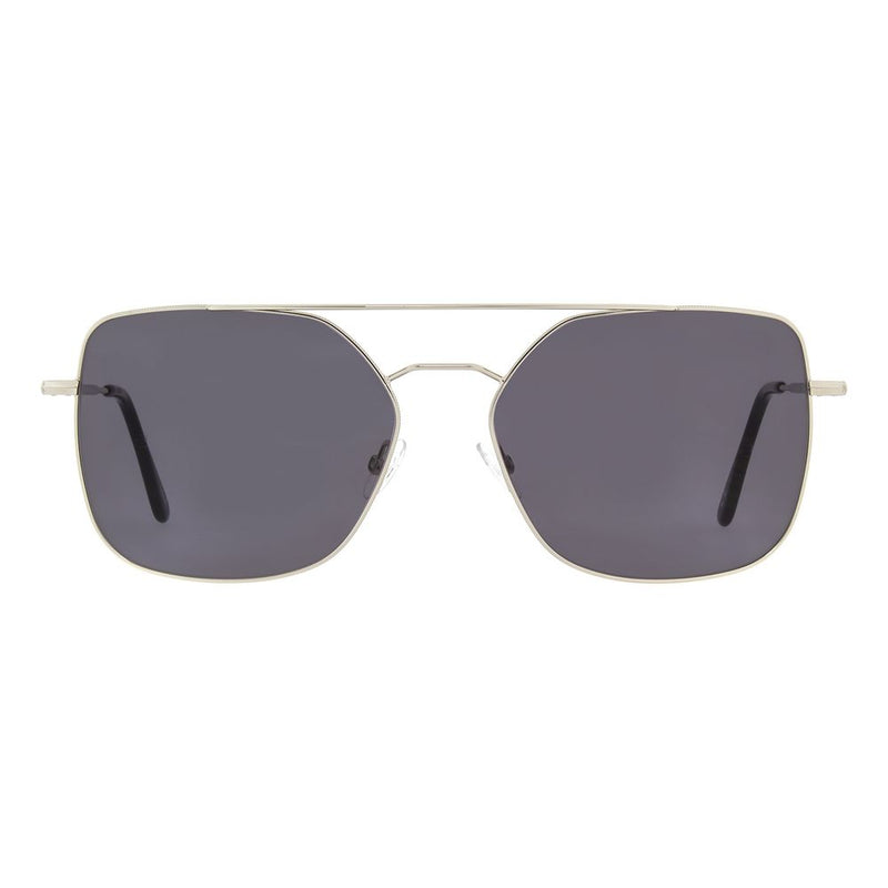 Lunettes de soleil en métal argenté Andy Wolf
