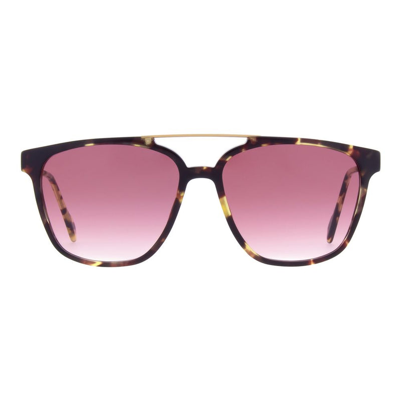 Lunettes de soleil en métal marron Andy Wolf