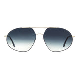 Andy Wolf Silver Metal Sunglasses - Stylish Aviator Design