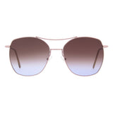 Andy Wolf Brown Metal Cat Eye Sunglasses for Women