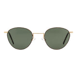 Andy Wolf Gold Metal Sunglasses for Unisex