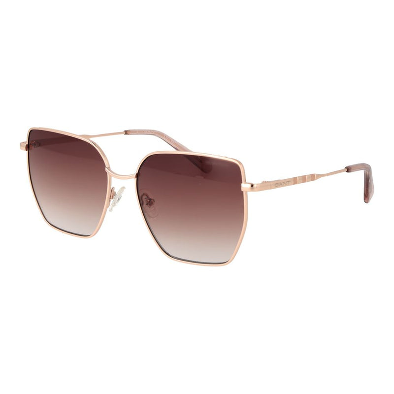 Gant Rose Gold Metal Sunglasses for Women