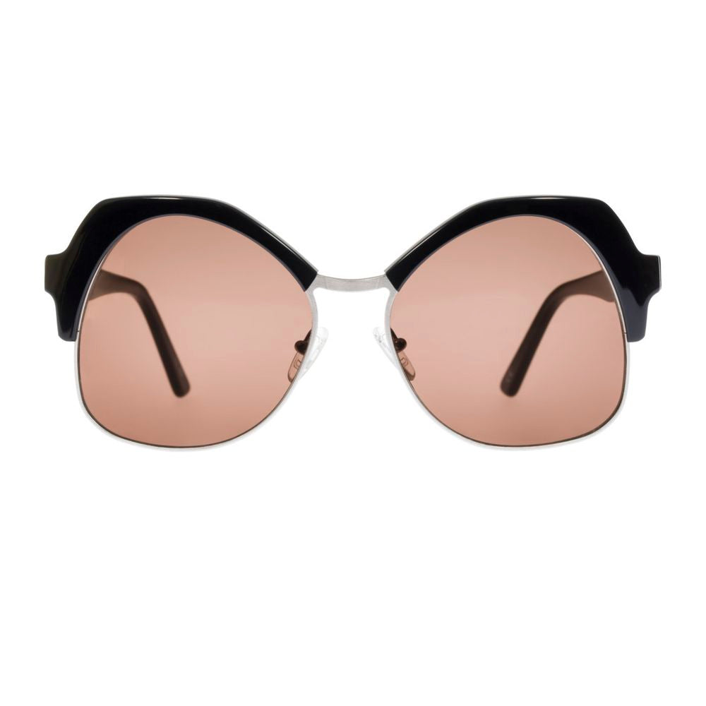 Lunettes de soleil en métal noir Andy Wolf