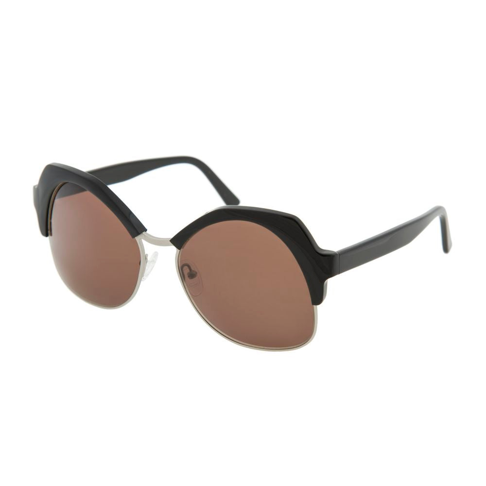 Lunettes de soleil en métal noir Andy Wolf